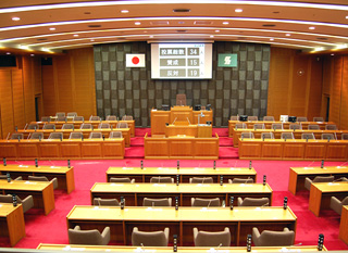 柏市議会（本会議場）