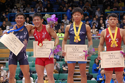 天皇杯全日本選手権　3位表彰台！