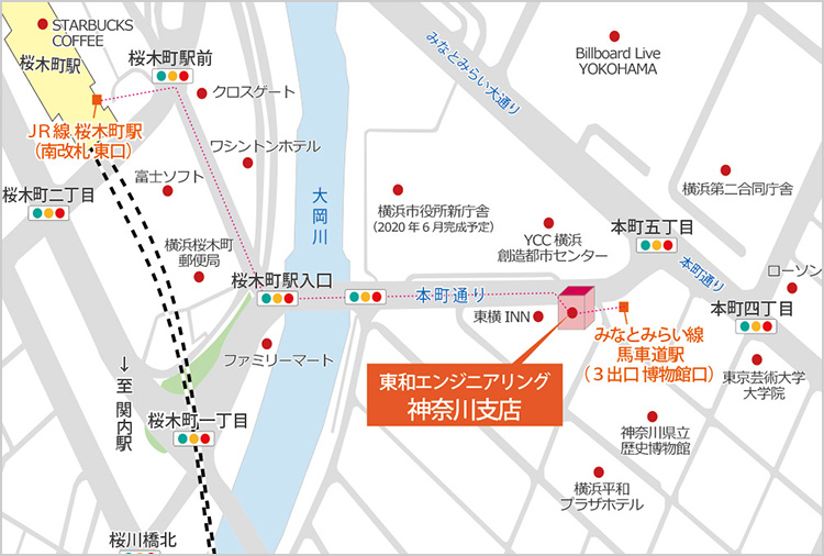 神奈川支店地図