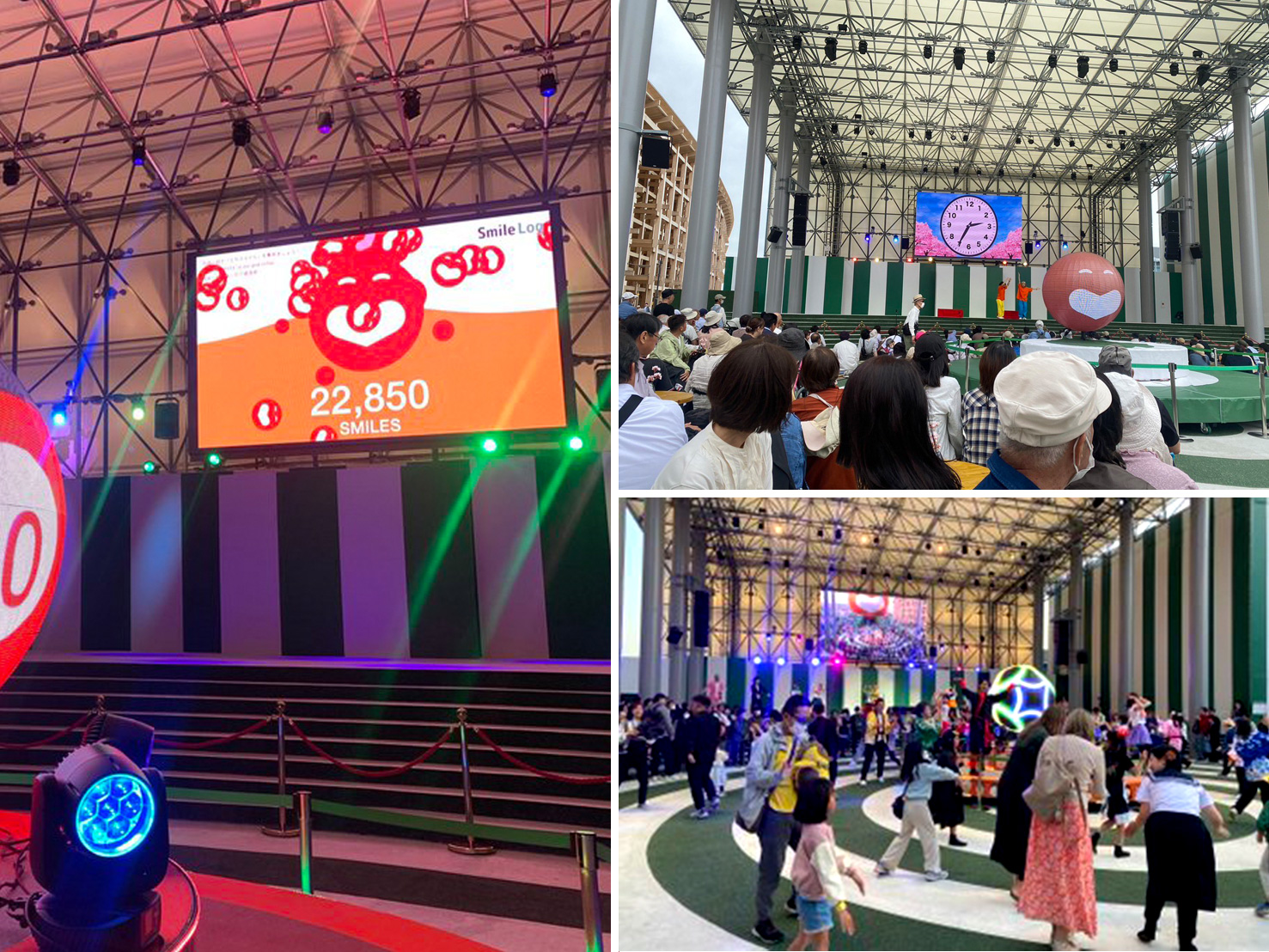 よしもとwaraii myraii館 300インチLEDビジョン