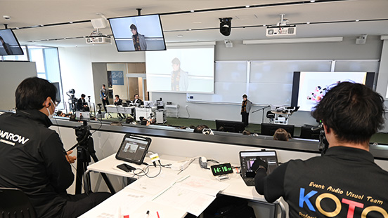 映像配信について企画・運営からオペレーションを含め対応